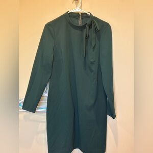 Calvin Klein Teal Long Sleeve Dress